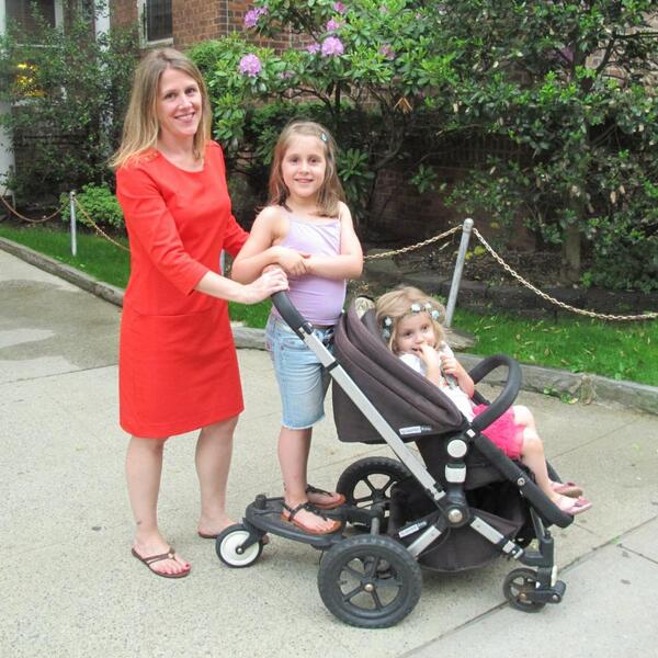 Gilt's tweet photo. #Gilt Sr. Editor @abarton23 hits the streets in tandem. Show us how you #StrollinStyle &amp; be featured on our blog! http://t.co/w6QbBrHlCj
