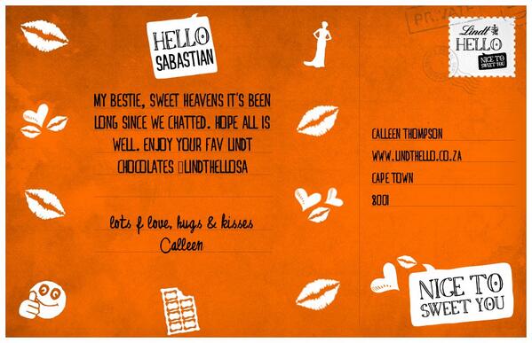 neellac's tweet photo. Enter the LINDT HELLO competition and win a trip to say HELLO anywhere in the world! http://t.co/f9CECzDM6T