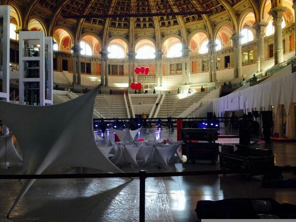 Setting up in the lovely MNAC in Barcelona for a Spaintacular Gala Evening! #MNAC <a href="/MuseuNac_Cat/">Museu Nacional d'Art de Catalunya | MNAC</a> <a href="/GlobalDMCs/">Global DMC Partners</a>