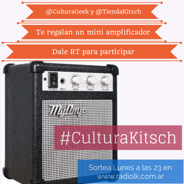 culturageek's tweet photo. @culturageek y @tiendakitsch te regalan un mini amplificador dale RT a la imagen y participa.Seguilos en TWITTER  http://t.co/rubi5xHE2R ,