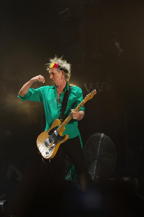Keith on stage in Tel Aviv