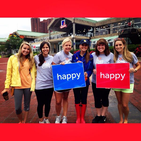 planit's tweet photo. Planit team members with @AvaWBAL this morning during the @TODAYshow telecast in the Inner Harbor. #TODAYTreasure http://t.co/JBJtX5vlNL