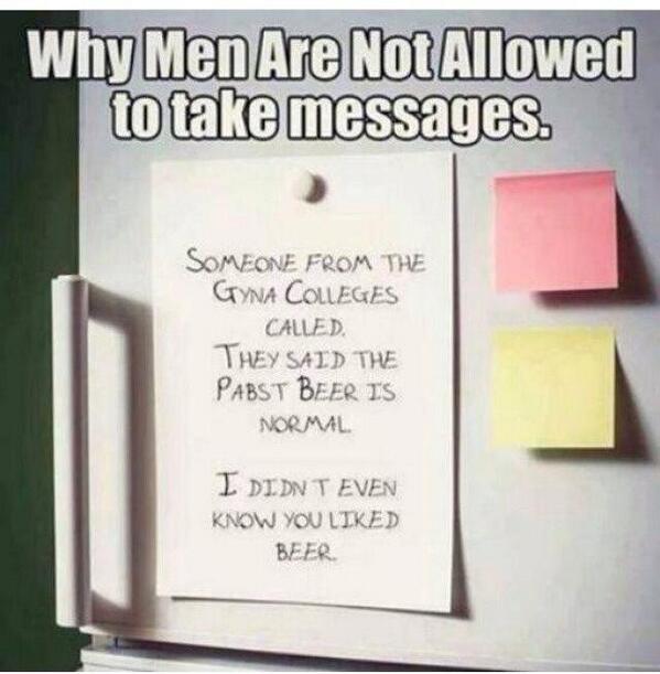 bobandtom's tweet photo. Ladies, this is why we avoid answering the phone... http://t.co/JxW5ATiz2S