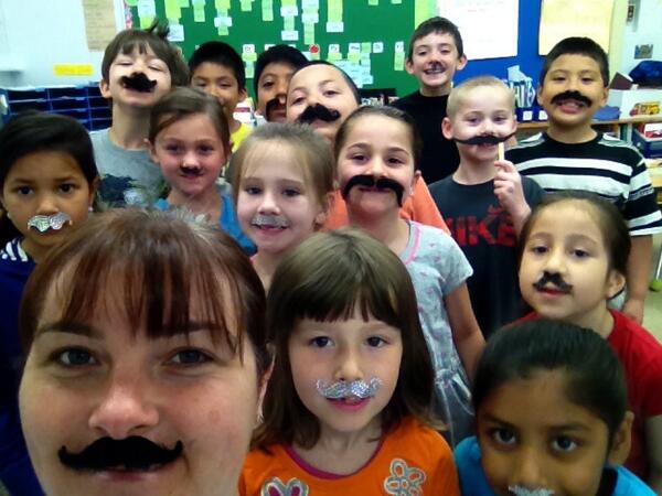 EwingClass's tweet photo. Happy mustache day! http://t.co/H5aUMZ4jVD