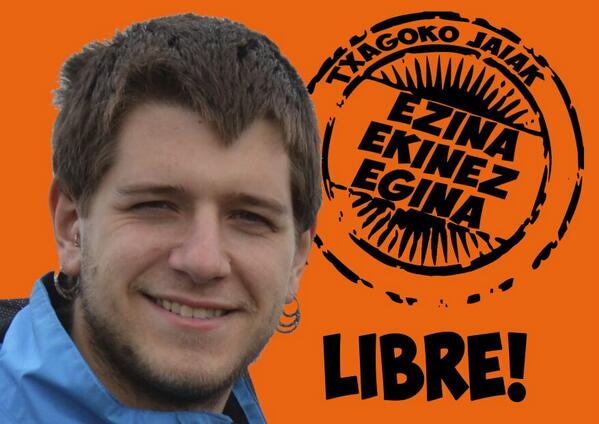 txagokojaiak's tweet photo. Aurtengo jaietan, hurrengoetan ... #Libre nahi zaitugu!

Jaietan ere...Elkartasunetik konpromisora! http://t.co/hnZXqTuLR3