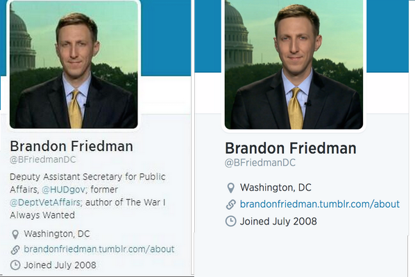 Brandon Friedman deletes association with Obama regime after calling Bergdahl's platoon psychopaths