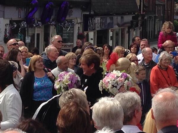 Our Team Leader taking part in the Ladies Day walk in Neston