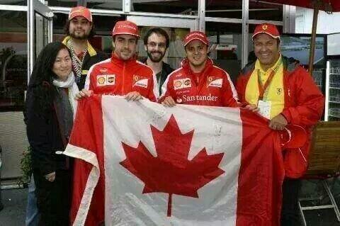 Throwback Thursday #SFMembers with the <a href="/InsideFerrari/">Scuderia Ferrari</a> pilots at the @GrandPrixF1Can in 2013 Friendships born that day