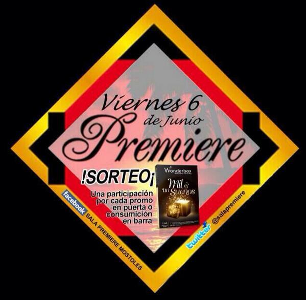Mañana te esperamos en <a href="/salapremiere/">Sala premiere</a>, tenemos un sorteo especial,  y nuestra oferta de 2x8 en copas!