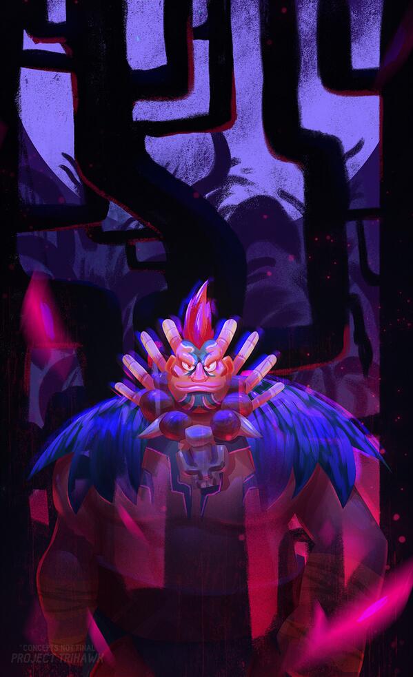 nowayjermaine's tweet image. the natives get a redesign, here's the Chief! #projectTrihawk #neverland #peterpan #animation #characterdesign