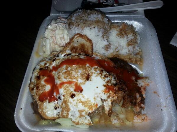 BryanLuben's tweet image. Loco moco Hawaiian food heaven