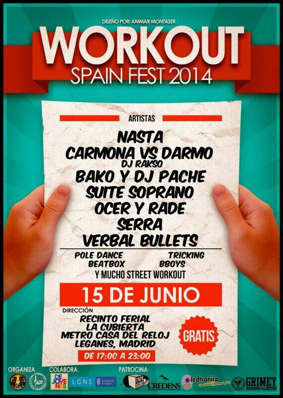 15 DE JUNIO

Deporte y artistas del micro

Lo mejor de España en cartel

* GRATIS PARA TODO EL MUNDO *