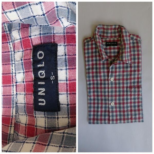 #Kemejapendek
Tag:Uniqlo 
Size: S-M
P: 71cm
L: 53cm
Price:70k
Pin bb:27590189
Line: rahmanabey
Instagram:ABEY_RAHMAN