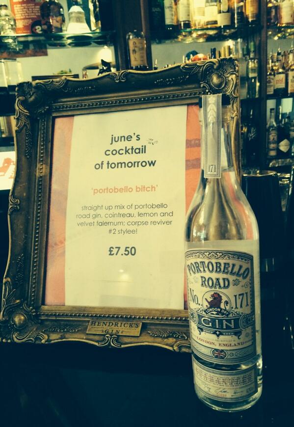 VillagerBar's tweet photo. June yumminess with @PortobelloGin at the big V! X http://t.co/Iu2hZYKsZm