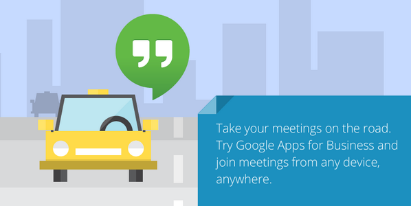 GoogleWorkspace's tweet image. Take your meetings on the road. Try Google Apps and join meetings from any device, anywhere. 
goo.gl/i5f4Dw