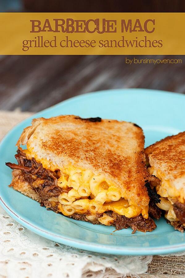 And our special today is the barbecue mac grilled cheese! And Mexican vanilla milkshakes.
