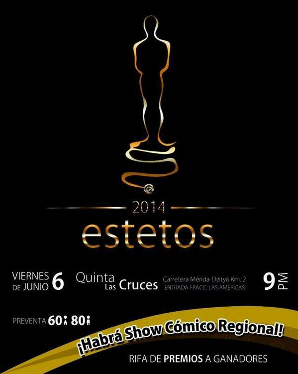 FEDYUADY's tweet photo. Y los Premios a lo Mejor de Medicina #Estetos2014 organizado por @CE_Medicina http://t.co/rxs2LG46x6
