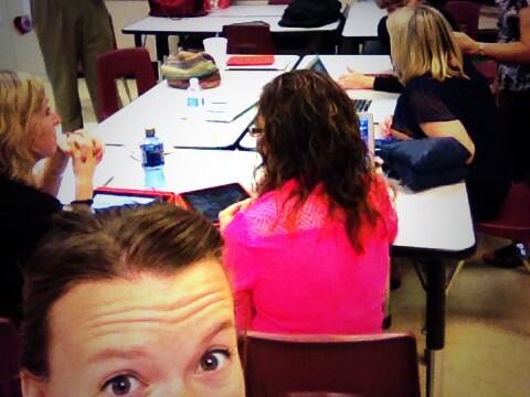 SarahJohnes2's tweet photo. Learning new collaborative learning techniques. #selfie #collaborativelearning @EASD131 http://t.co/skSUuzQqYM