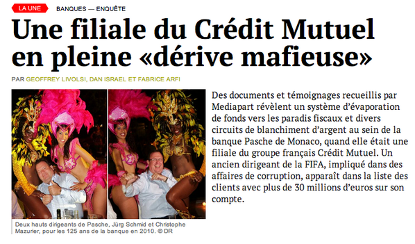 Mediapart's tweet photo. Les 30 millions d’un ex-dirigeant de la FIFA impliqué dans des affaires de corruption http://t.co/coElCHaMlG http://t.co/7dZmmknh8W