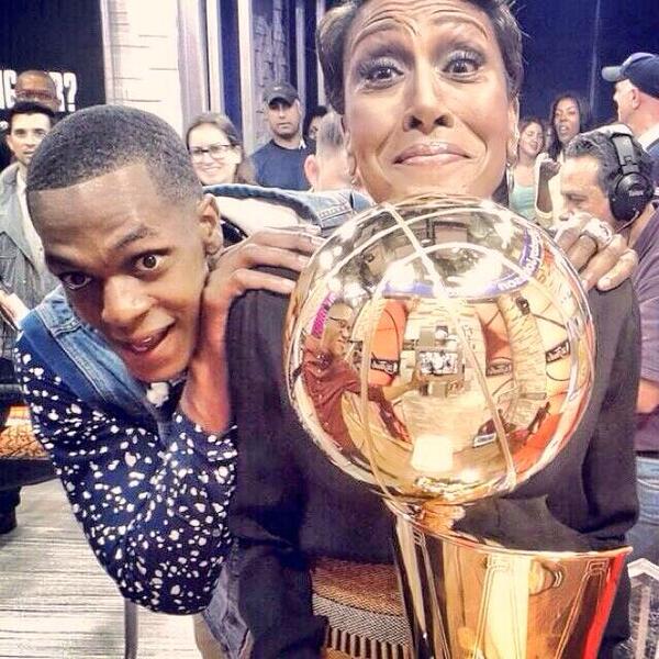 AllAboutRondo's tweet image. This Is Just Awesome, Rondo At @GMA Today #TeamRondo