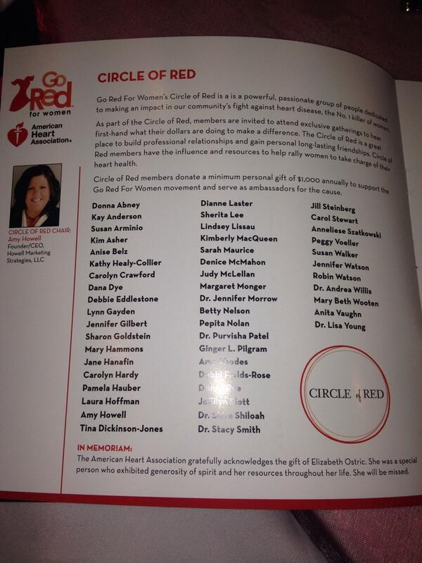 Congrats to @HowellMarketing on a successful year as the #MEMGORED Circle of Red Chair. Thx for getting MOGA involved