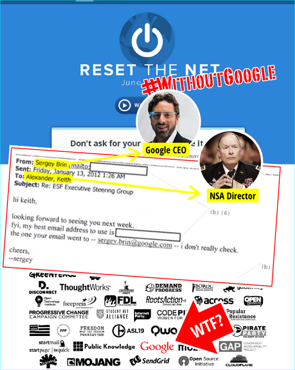 derechoaleer's tweet image. #ResetTheNet with Google?? Is it a joke?? #ResetTheNet #WithoutGoogle!! @EFF @Piratenpartei pando.com/2014/05/13/ema…