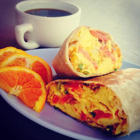 I'll take a #Breakfastburrito any time of day! #brinner #novelcafedtla