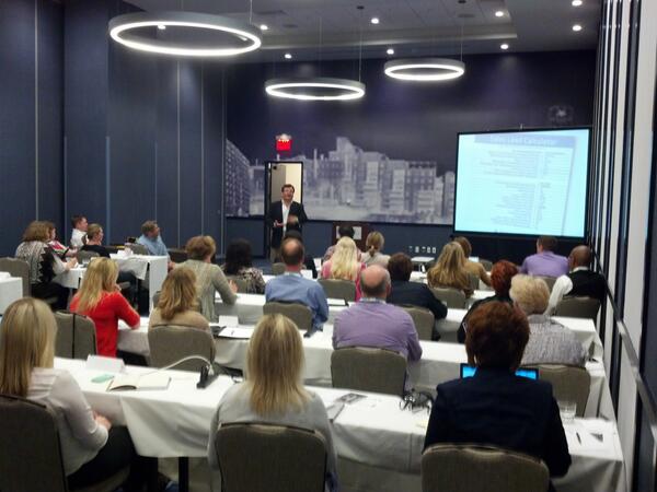 Rinewsandevents's tweet photo. Check out Mac McIntosh with @AcquireB2B at #IMSMSP guiding the future of #marketing integration http://t.co/ApPEodweaC