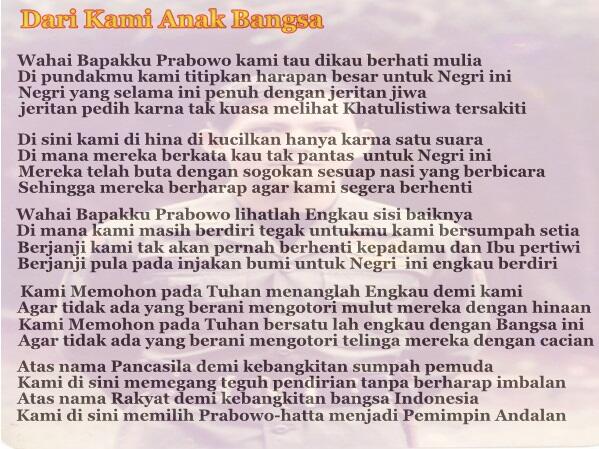 Reloadzuhd's tweet photo. @TrioMacan2000 Suara Rakyat untuk Pemimpin bangsa ini ! http://t.co/IkxOdTbpif