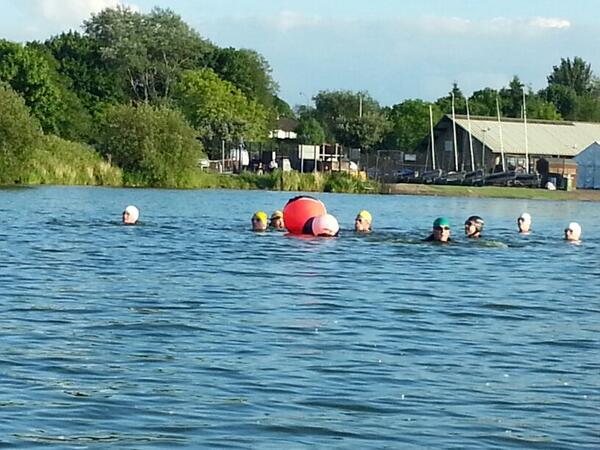 TunaTriClub's tweet photo. Great to get back in the open water at the watersports centre!  Thanks @craigavonc http://t.co/0mOc4prrXC