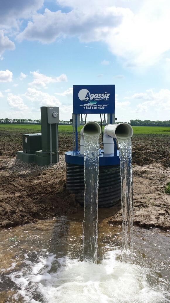 Agassiz Drain Tile on Twitter "Working overtime! pumpbabypump http