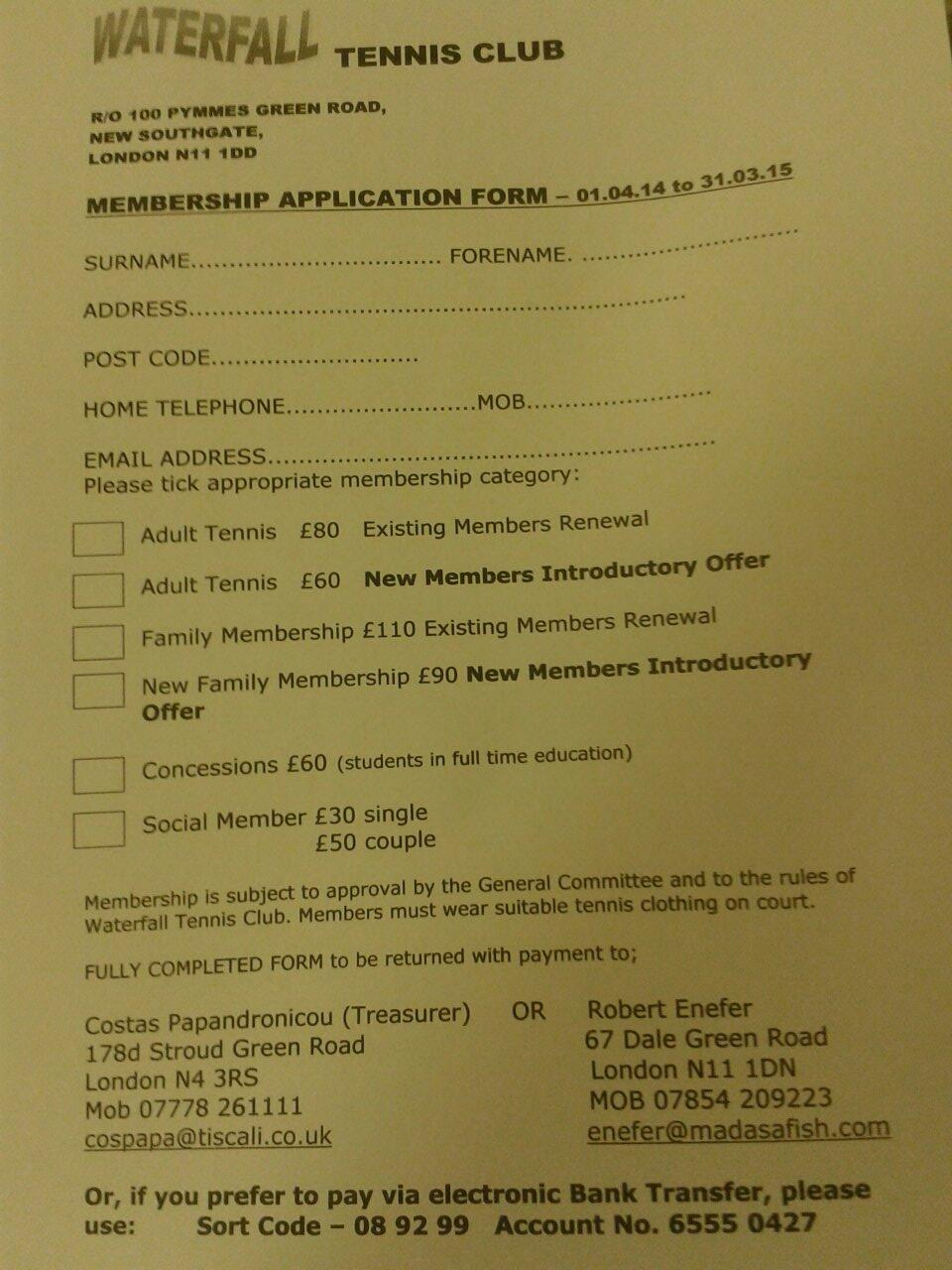 Waterfall Tennis Club on Twitter "All courts in use tonight at