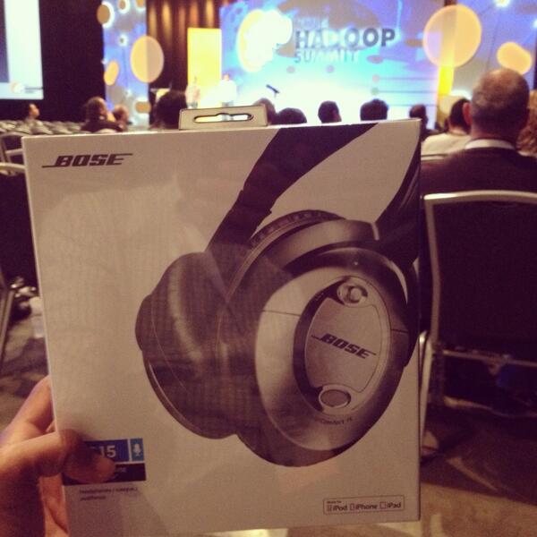 spmane's tweet photo. Won a prize!! #hadoopsummit http://t.co/7UKEo6QyFw