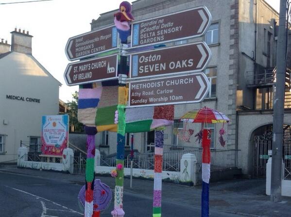 CarlowStilettoS's tweet photo. Dublin street looks amazing, can't wait for Sunday as our gentlemen grace the street from 3pm, well done @EigseCarlow http://t.co/1Y6lYKwqtq