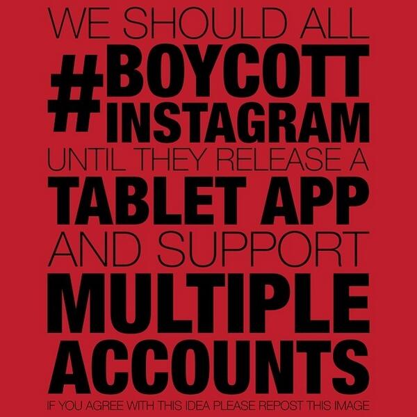 MrPUSHPresents's tweet image. I Agree... #BoycottInstagram #TabletApp #MultipleAccounts #jpp