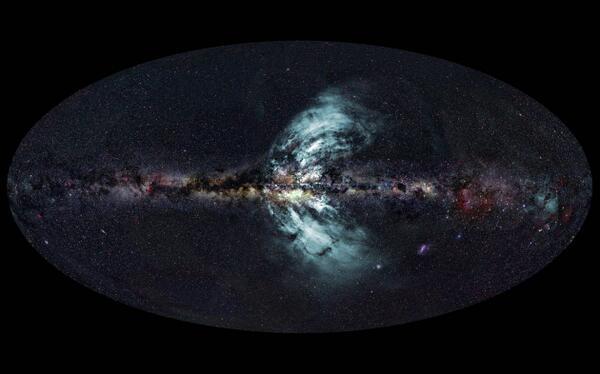 spacep0rn's tweet photo. The center of the Milky Way Galaxy. http://t.co/qGGogN366h