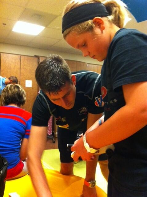 MarkOzHatcherFo's tweet photo. @austinhatcherfo @ @KUHospital w/ @COREautosport playing w/ kids 2day. Thx to @kansasspeedway, @IMSA &amp; @LMCTruck http://t.co/8MziamBHrL