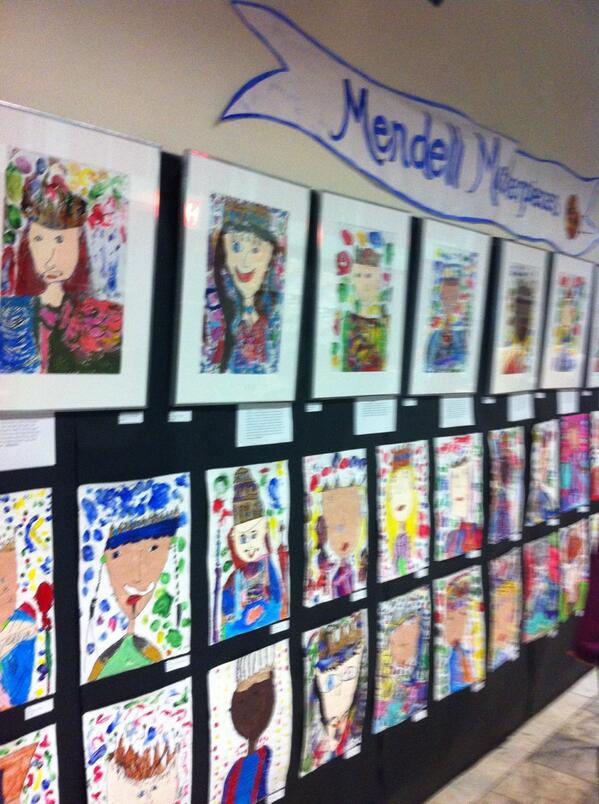 NetSuptB's tweet photo. Future Mendell Artists! http://t.co/WFWLqianLP