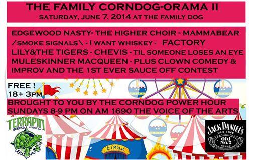 thefamilydogatl's tweet photo. Join us for "The Family Corndogorama" from @AM1690 #CDPH on Saturday w/  @TheHigherChoir, @LilyandtheTiger &amp; more! http://t.co/IgVzyA0hbq