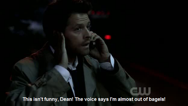 Actual_Impala67's tweet photo. This isn't funny, Dean! #bagelpocalypse http://t.co/fR1FNG5eED