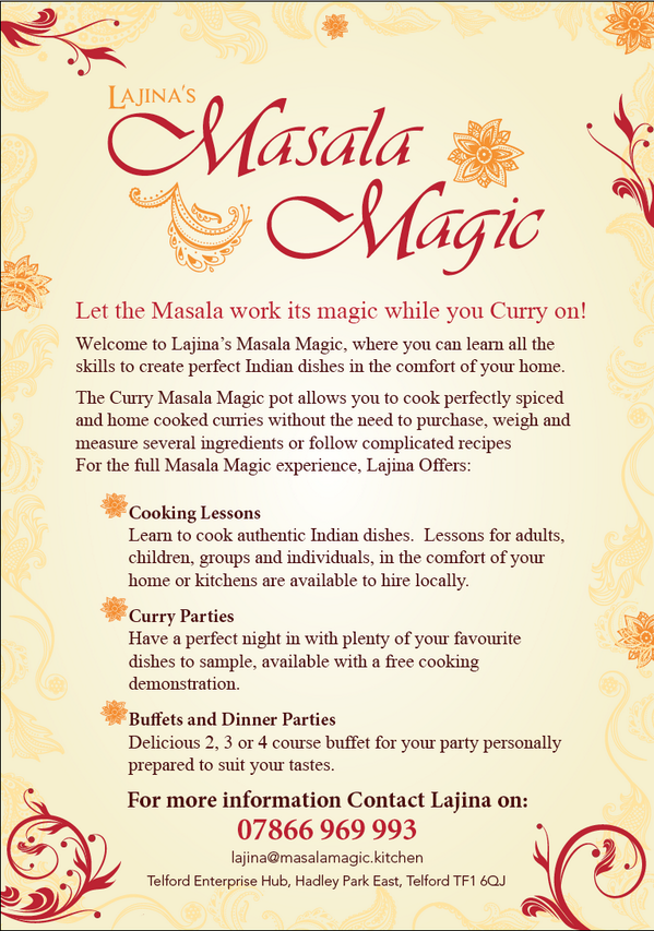 HadynV's tweet image. Today LajinaMasalaMagic got there order of 5000 leaflets. @lajina very happy indeed, me too, she gave me Onion Bhajis