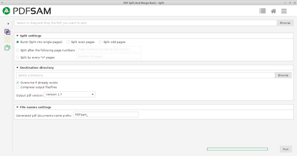 PDFsamOSS's tweet image. #PDFsam v3 split done. Now on split by bookmarks and split by size. #workinprogress
