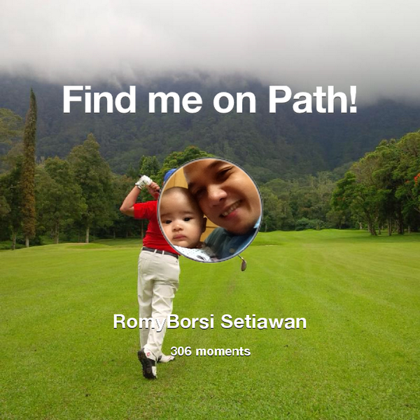 romyborsi's tweet photo. I've shared 306 memories with my friends on #Path - see them now at http://t.co/ynhZHvIveN! #thepersonalnetwork http://t.co/Ombn95s5y2