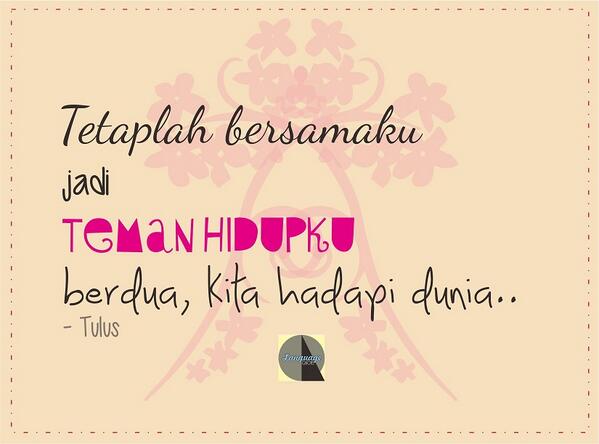 LanguageQuotes's tweet photo. #languageQuotes #TULUS http://t.co/2hD0p6Txqy