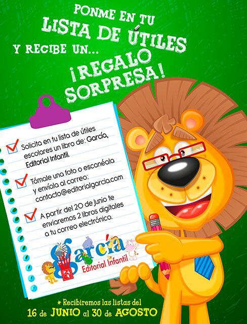 EditorialGarcia's tweet photo. Promoción EDITORIAL GARCÍA http://t.co/O4drzt6Fz4