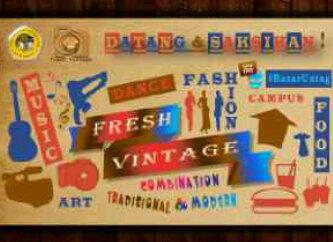 Hey kmu! Iya kmu!, nti mlm ada kita di Bazar #FreshVintage untag dpn fak hukum, dtng ya! ada lagu spesial buat kmu ツ