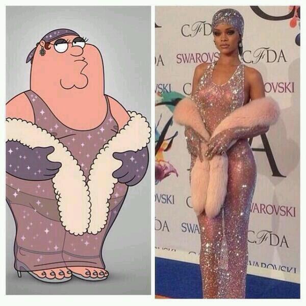 who wore it better?...
RT for PETER
FAV for RIHANNA