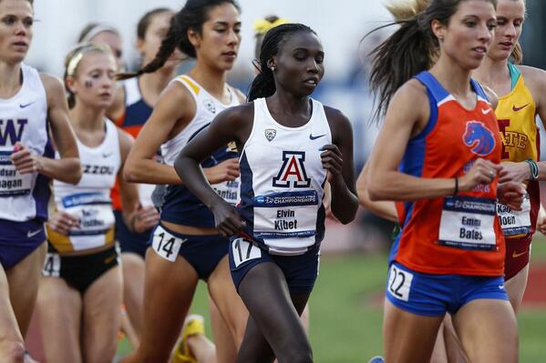 ArizonaTrack's tweet photo. RELEASE: http://t.co/KTgvnVPYtC Kibet Earns Fourth-Place Finish in 10K Final #BearDown #ForLezo #BeLezoLike http://t.co/LvtMF5pDBx