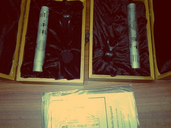 VDSSRecording's tweet photo. Matched Sontronics STC-01 Pair http://t.co/owbjMsmWAg