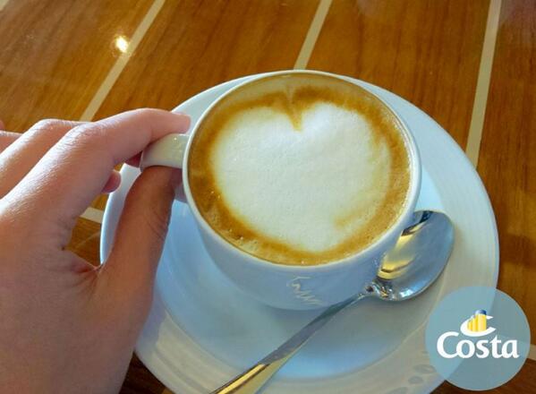 costacruisesAUS's tweet photo. We ♡ coffee ~ http://t.co/pXfp4aLacN